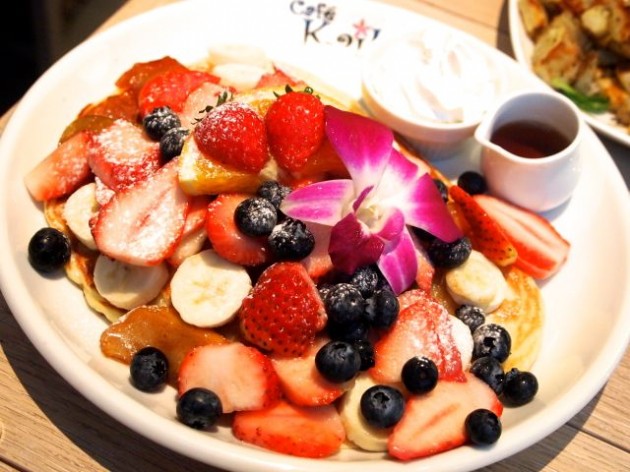 カフェ・カイラのオリジナルパンケーキ