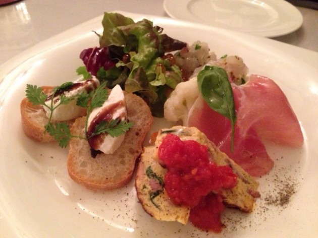 山の手マリアージュガーデンの料理