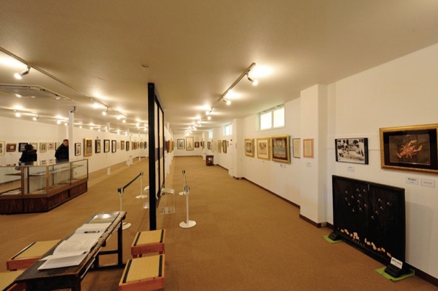 古い町並み美術館の展示