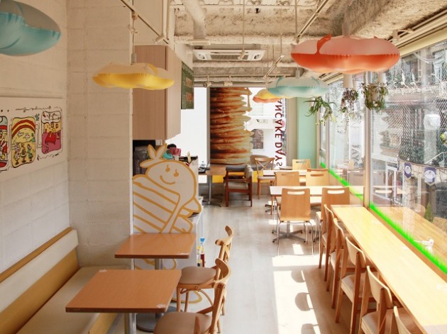 パンケーキデイズ原宿店の内観