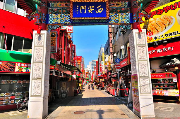 神戸中華街の西安門