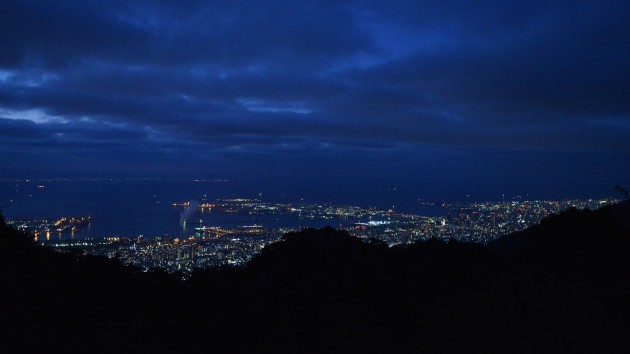 鉢巻展望台からの夜景