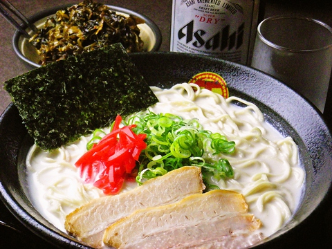 博多豚骨ラーメンまるせん_豚骨ラーメン
