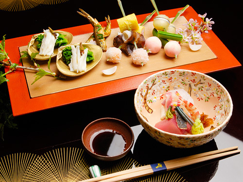旅亭 嵐月の食事一例