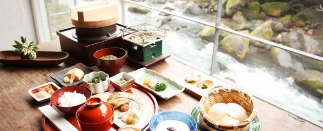 妙見石原荘のお食事