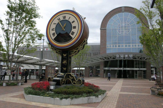 からくり太鼓時計