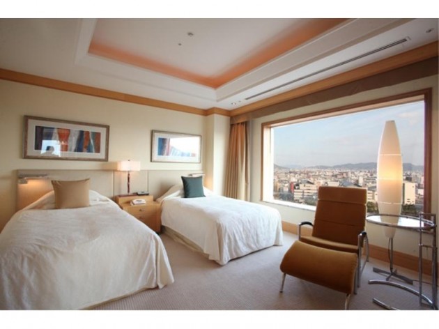 JRホテルクレメント高松の客室一例