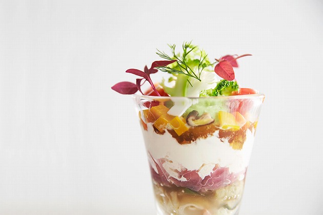 野菜のパフェ