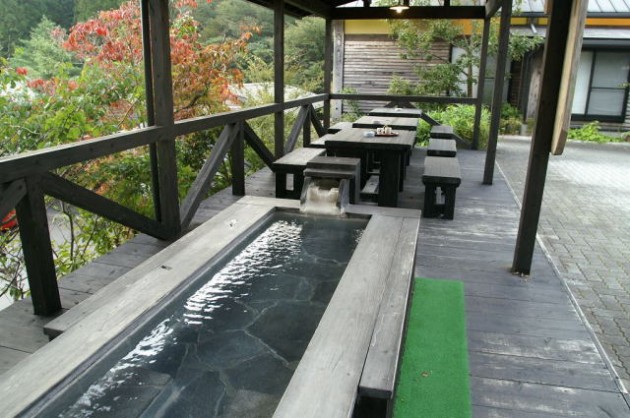 ゆふいん泰葉足湯