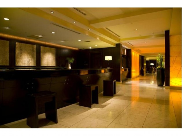 シェラトン都ホテル大阪のロビーの様子