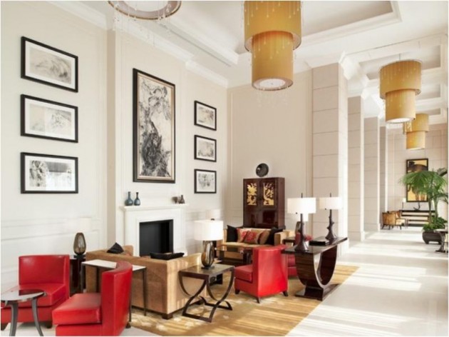 セント レジス ホテル 大阪のロビーの様子