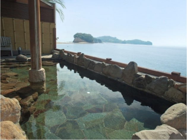 小豆島国際ホテルの露天風呂