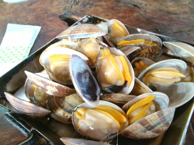 富田屋・あさり焼き