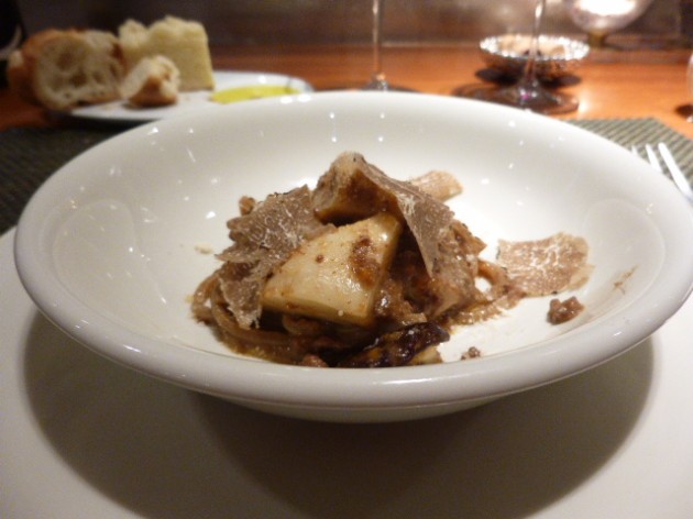 ペッシェ・ロッソのパスタ