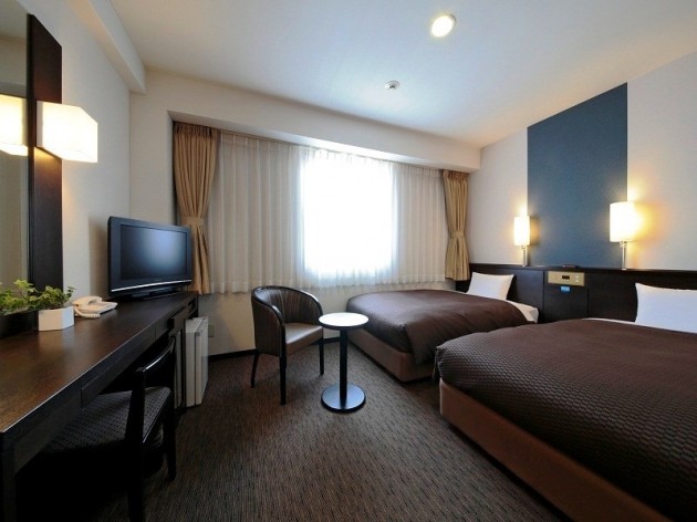 西鉄イン高知はりまや橋の客室一例