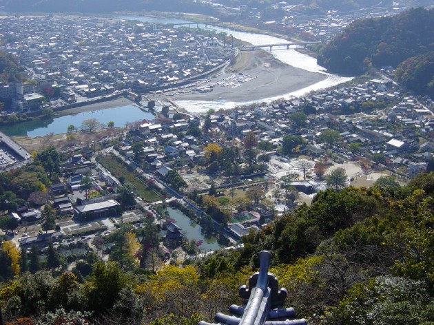 岩国城からの景色