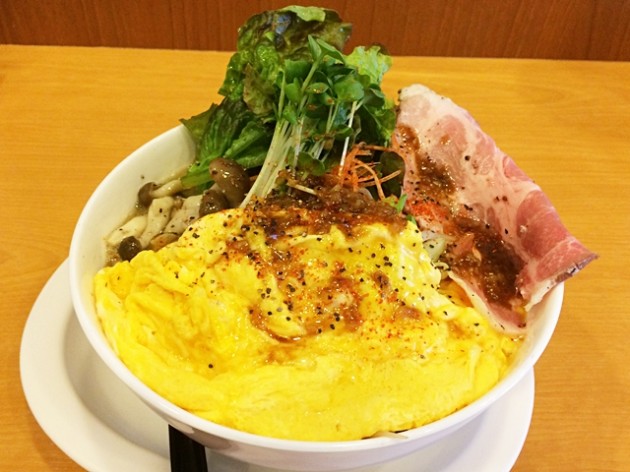 長浜市　オムヒコ  ラーメン