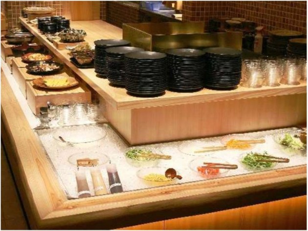 ホテルユニゾ大阪淀屋橋の朝食例