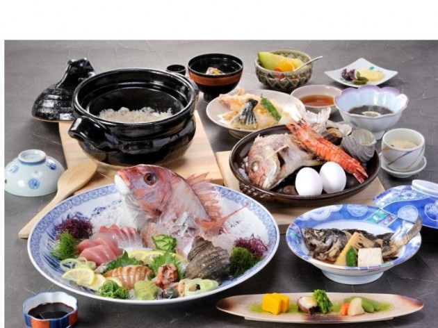 大潮荘の食事一例