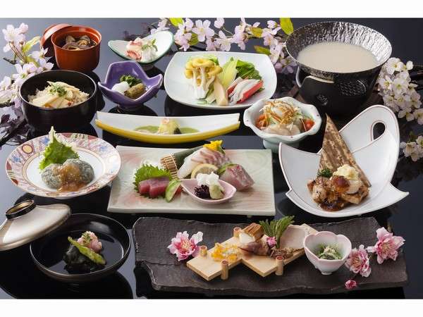 不動口　花暦会席