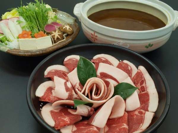 能勢温泉 ボタン鍋