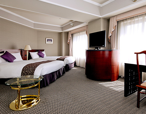 倉敷ロイヤルアートホテルの客室一例