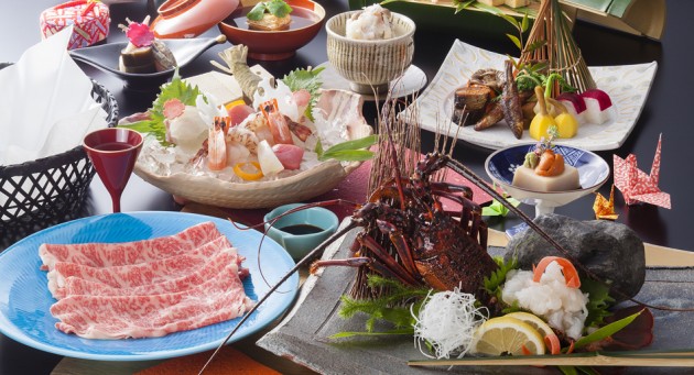 おごと温泉 びわこ緑水亭 料理