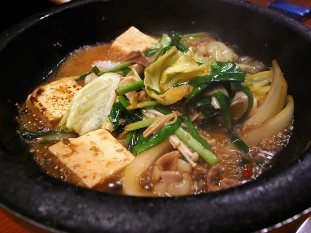 万作家のもつ鍋