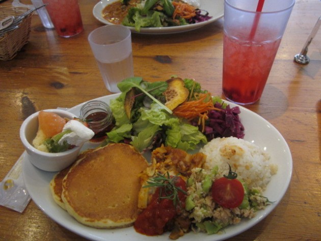 デリアンドベイキングのパンケーキランチ